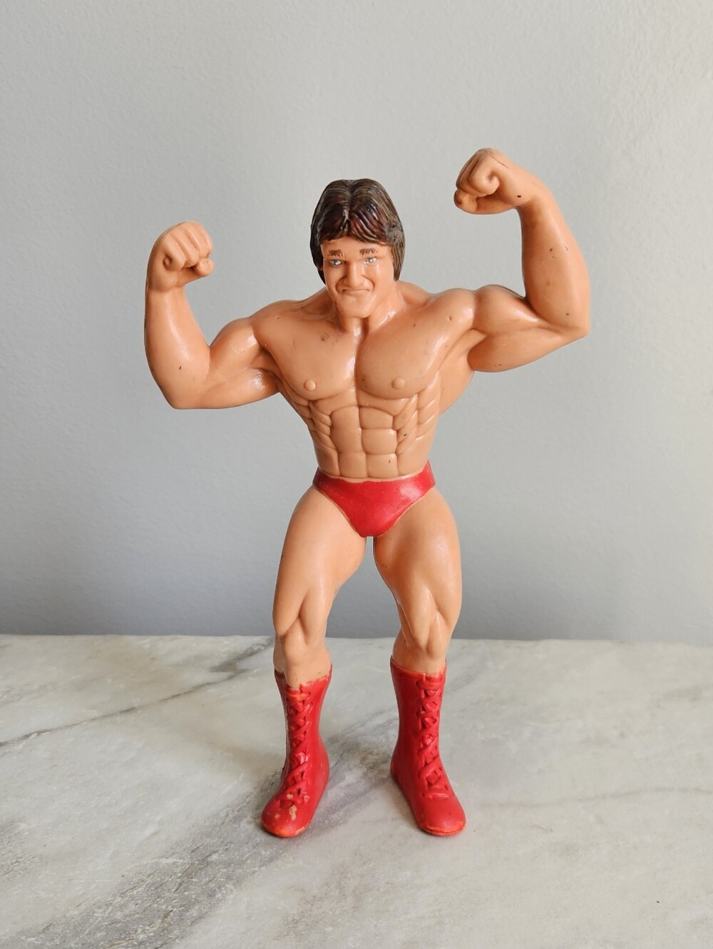 WWE LJN Paul Orndorff Mr Wonderful Rubber Action Figure - Vintage 1985